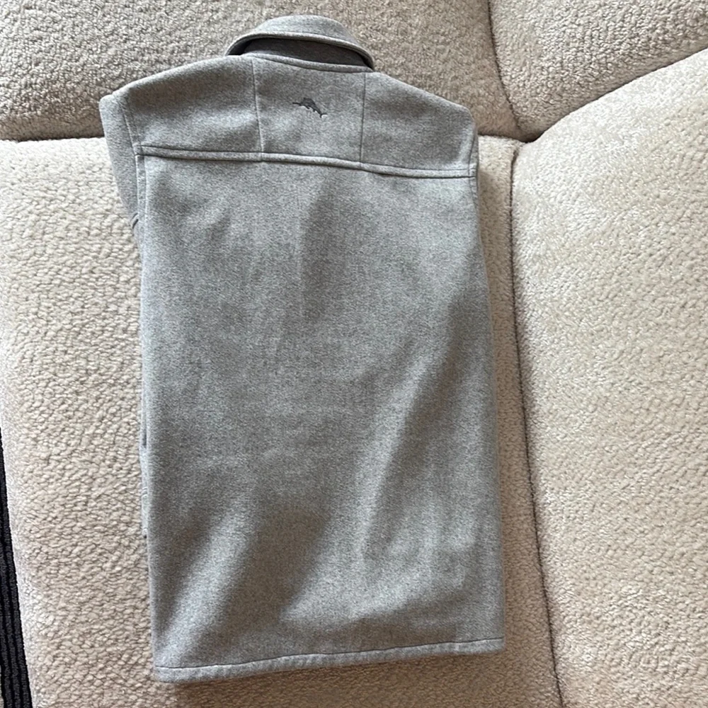 Tommy Bahama Gray Lightweight Shirt Jacket